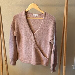 Madewell Women's Dusty Pink Crew Neck Sweater